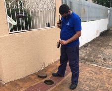 Sanepar vistoria ligações de esgoto de 5 mil imóveis de Londrina