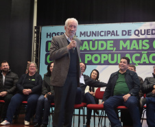 O governador em exercício Darci Piana participa neste sábado (29) do anúncio de novos investimentos do Governo do Estado em Quedas do Iguaçu.