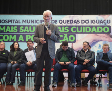 O governador em exercício Darci Piana participa neste sábado (29) do anúncio de novos investimentos do Governo do Estado em Quedas do Iguaçu.