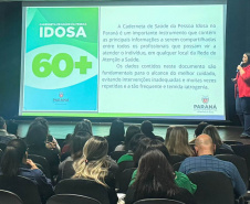  Saúde realiza capacitação de profissionais e mutirão da pessoa idosa na Região Oeste 