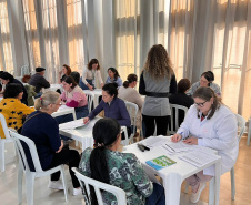  Saúde realiza capacitação de profissionais e mutirão da pessoa idosa na Região Oeste 