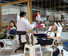  Hemepar realiza coleta de sangue na Ligga Arena nesta quarta-feira