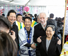 Curitiba, 30 de junho de 2024 - O governador em exercício, Darci Piana, participa do 32º IMIN Matsuri – Festival do Imigrante Japonês, no Centro de Eventos Positivo - Parque Barigui.
