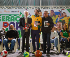 Governador em exercício Darci Piana participa do evento Transformando Pessoas, Formando Vencedores, evento que reuniu atletas e técnicos paranaenses que vão participar dos Jogos Olímpicos e Paralímpicos de Paris 2024.  Foto: Gabriel Rosa/AEN