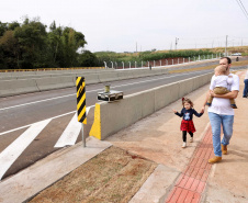 Inaugurada nova ponte ligando Maringá e Sarandi, na região Noroeste