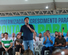 O governador Carlos Massa Ratinho Junior anunciou neste sábado (22), no balneário de Praia de Leste, o projeto de modernização da orla de Pontal do Paraná e um pacote de investimentos para a cidade que ultrapassará R$ 96 milhões