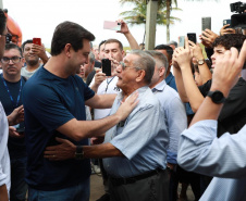O governador Carlos Massa Ratinho Junior anunciou neste sábado (22), no balneário de Praia de Leste, o projeto de modernização da orla de Pontal do Paraná e um pacote de investimentos para a cidade que ultrapassará R$ 96 milhões