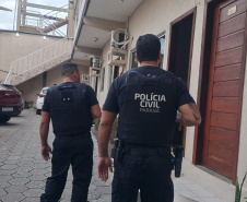 Polícia Civil do Amazonas em operação da investigação conduzida pela PCPR contra grupo de falso consórcio