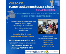 SANEPAR CURSO DE MANUTENÇÃO HIDRÁULICA MULHERES