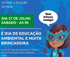  Estação Sanepar terá atividades abertas ao público em Balsa Nova neste sábado