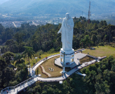 Escadaria Morro do Cristo Uniao da Vitória Foto Gilson Abreu