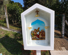 Escadaria Morro do Cristo Uniao da Vitória Foto Gilson Abreu