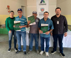 COHAPAR - Entrega de títulos de regularização fundiária em Japira