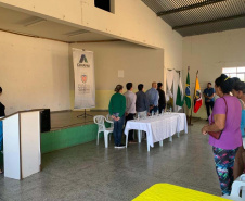COHAPAR - Entrega de títulos de regularização fundiária em Japira