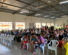 COHAPAR - Entrega de títulos de regularização fundiária em Japira