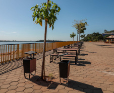 OBRAS NO NOROESTE – O Governo do Estado tem investido na melhoria de infraestrutura dos municípios da região Noroeste com o objetivo de potencializar o turismo às margens do Rio Paraná. 
