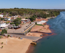 OBRAS NO NOROESTE – O Governo do Estado tem investido na melhoria de infraestrutura dos municípios da região Noroeste com o objetivo de potencializar o turismo às margens do Rio Paraná. 