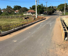 PR-151 Ponte Ribeirão Patrimônio reforma DER/PR reforma ponte rodoviária de Salto do Itararé, no Norte Pioneiro 