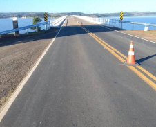 PR-218 e SP-249 Ponte da Represa de Chavantes reforma 