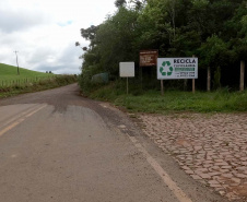 PR-459 entre Clevelândia e Mangueirinha não-pavimentada
