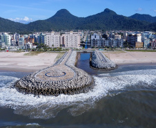 Novo boletim da orla: revitalização de Matinhos atinge 94,33% em junho
