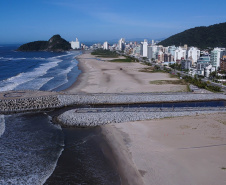 Novo boletim da orla: revitalização de Matinhos atinge 94,33% em junho