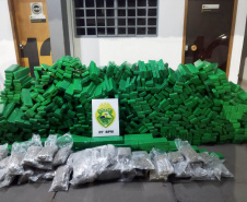 PMPR apreende 1,2 tonelada de maconha no noroeste do Estado