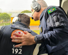 Sesa realiza curso de operador de suporte médico para atendimentos com helicópteros no Paraná