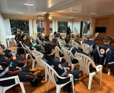 Sesa realiza curso de operador de suporte médico para atendimentos com helicópteros no Paraná