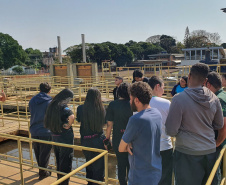 Jovens aprenderam uso correto da rede de esgoto e vão ensinar familiares - Sara Ferreira de Melo, da Escola Estadual de Floriano