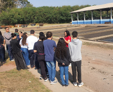 Jovens aprenderam uso correto da rede de esgoto e vão ensinar familiares - Sara Ferreira de Melo, da Escola Estadual de Floriano