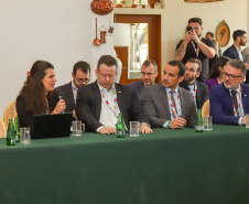 Grupo de Trabalho nesta sexta-feira (9) da 11ª edição do Consórcio de Integração Sul e Sudeste (Cosud), no Espirito Santo.