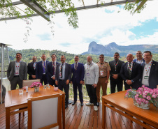 Grupo de Trabalho nesta sexta-feira (9) da 11ª edição do Consórcio de Integração Sul e Sudeste (Cosud), no Espirito Santo.