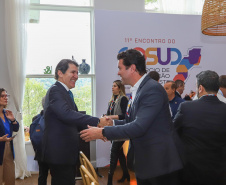 Grupo de Trabalho nesta sexta-feira (9) da 11ª edição do Consórcio de Integração Sul e Sudeste (Cosud), no Espirito Santo.