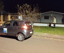 Sanepar faz pesquisa de vazamento noturna no centro de Cascavel C