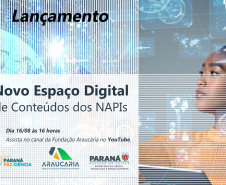 Fundação Araucária lançará espaço digital com informações acessíveis sobre os NAPIs