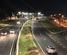 Últimos dias: nova iluminação da BR-277 em Foz do Iguaçu, Santa Terezinha de Itaipu e São Miguel do Iguaçu será entregue em setembro