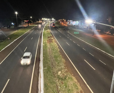 Últimos dias: nova iluminação da BR-277 em Foz do Iguaçu, Santa Terezinha de Itaipu e São Miguel do Iguaçu será entregue em setembro