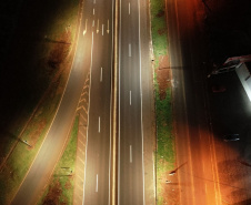 Últimos dias: nova iluminação da BR-277 em Foz do Iguaçu, Santa Terezinha de Itaipu e São Miguel do Iguaçu será entregue em setembro