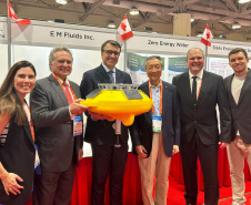 Sanepar mostra ações inovadoras e busca parcerias em Congresso e Exposição Mundial da Água no Canadá