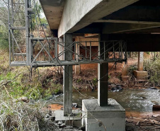 DER/PR reforma ponte entre Cianorte e Tapejara na PR-323 