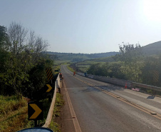 Ponte entre Boa Vista da Aparecida e Três Barras do Paraná recebe melhorias 