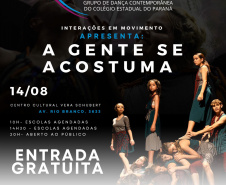 Apresentações gratuitas de grupo de dança do Colégio Estadual do Paraná chegam a Umuarama 