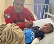 Forças de segurança encontram menino de 2 anos que estava desaparecido em Cambira
