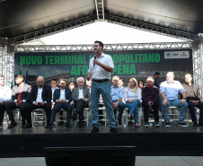 O governador Carlos Massa Ratinho Junior inaugurou nesta terça-feira (20) o novo Terminal Metropolitano de São José dos Pinhais