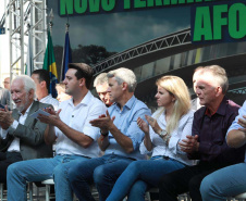 O governador Carlos Massa Ratinho Junior inaugurou nesta terça-feira (20) o novo Terminal Metropolitano de São José dos Pinhais
