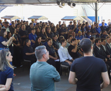 O governador Carlos Massa Ratinho Junior participa nesta sexta-feira (27) de evento de comemoração de 40 anos da Beontag, em Campo Mourão.