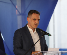 O governador Carlos Massa Ratinho Junior participa nesta sexta-feira (27) de evento de comemoração de 40 anos da Beontag, em Campo Mourão.