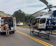Profissionais do serviço aeromédico do Paraná realizam reunião técnica em Curitiba
