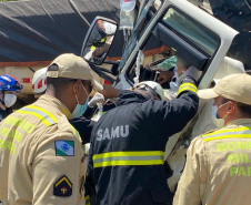 Profissionais do serviço aeromédico do Paraná realizam reunião técnica em Curitiba